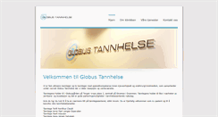Desktop Screenshot of globustannhelse.no