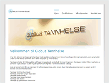 Tablet Screenshot of globustannhelse.no